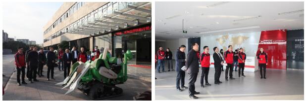 黔江区封波常委率队莅临1xBET农机调研