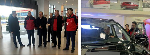 涪陵区委常委、、、宣传部部长一行莅临1xBET汽车调研